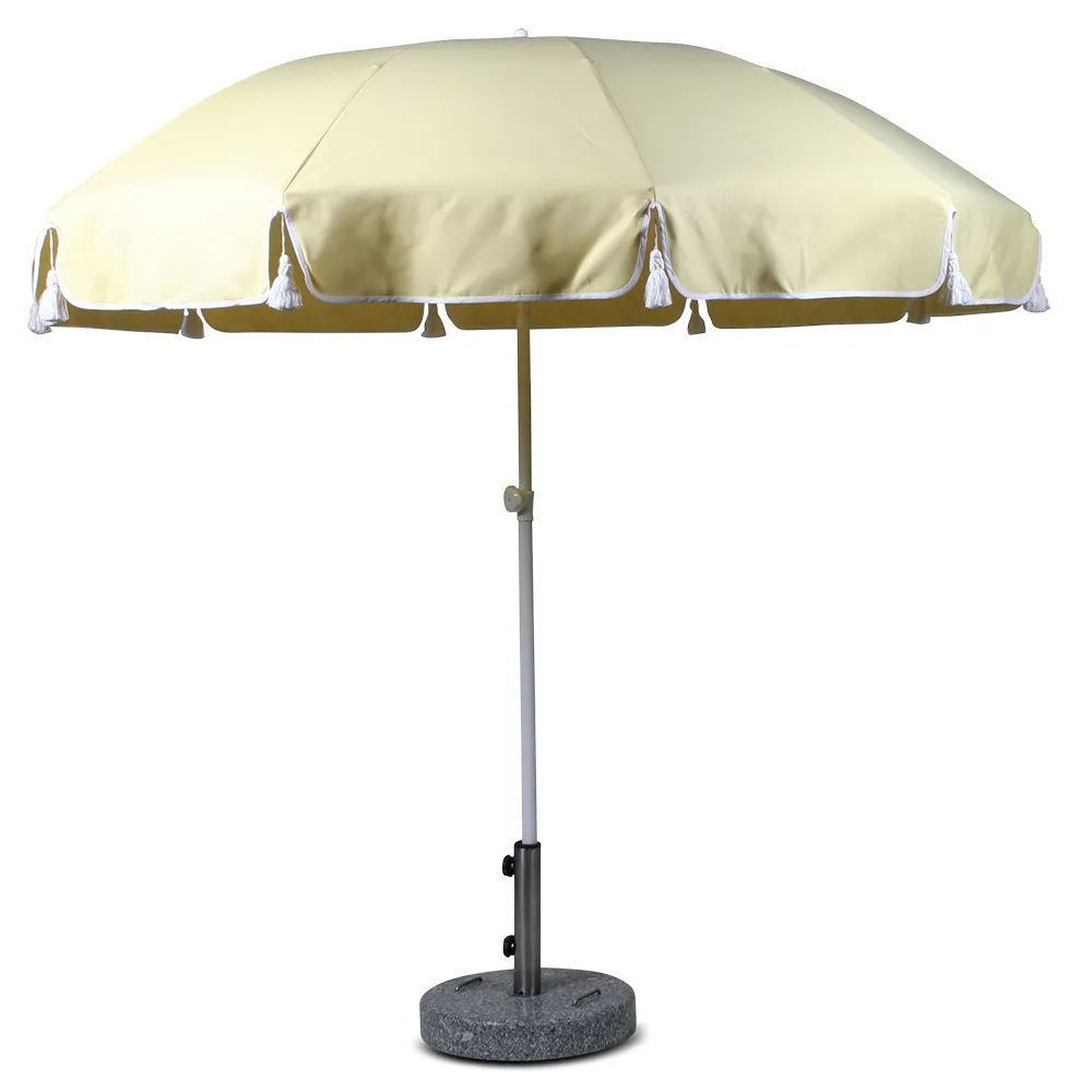 Fri Form, Aurinkovarjo 220 cm tupsuilla lightyellow 33
