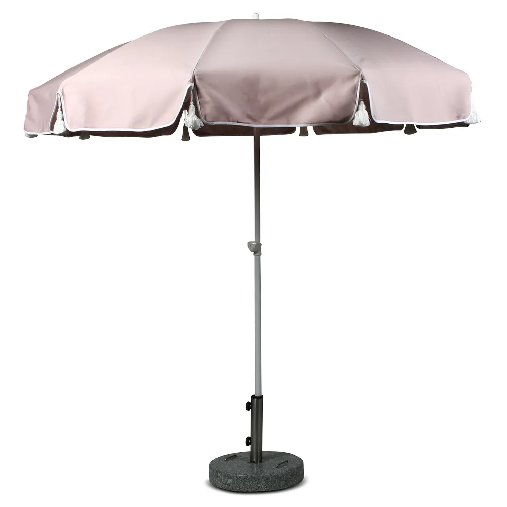 Fri Form, Aurinkovarjo 220 cm tupsuilla lightpink 31