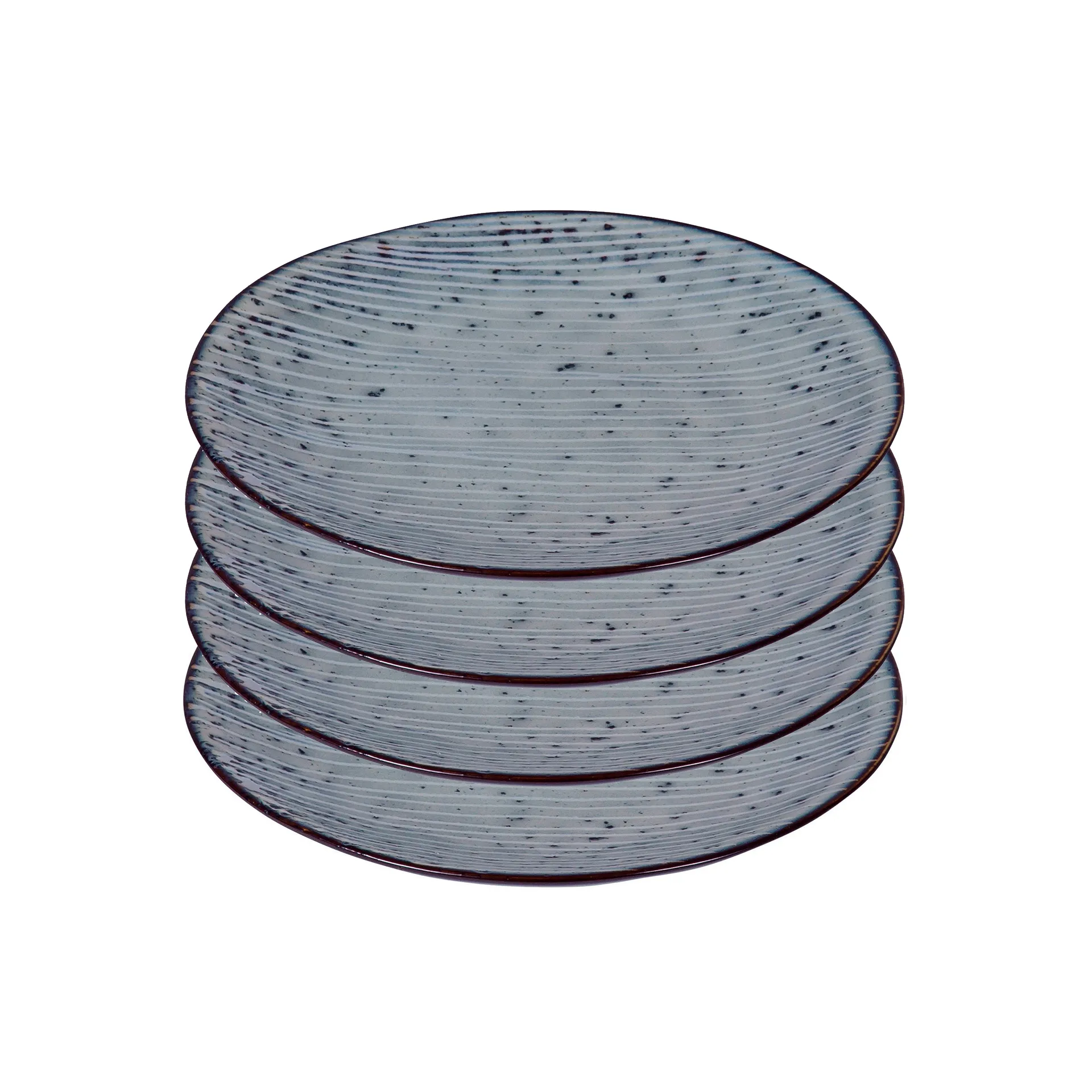 Broste Copenhagen Nordic Sea ‑lautaspakkaus, 4 osaa Ø 15 cm