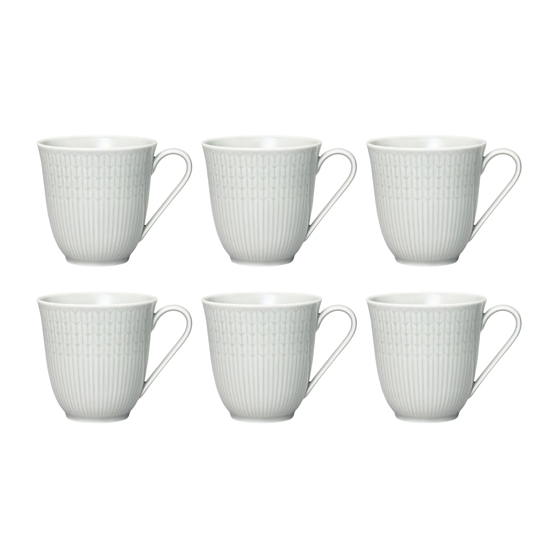Rörstrand Swedish Grace muki pieni 6-pakkaus Dimma (harmaa)