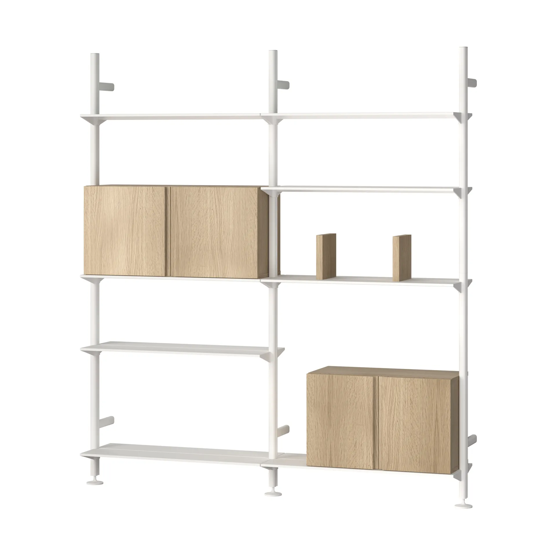 Pira Pira G2 hyllyjärjestelmä W A White/Oak