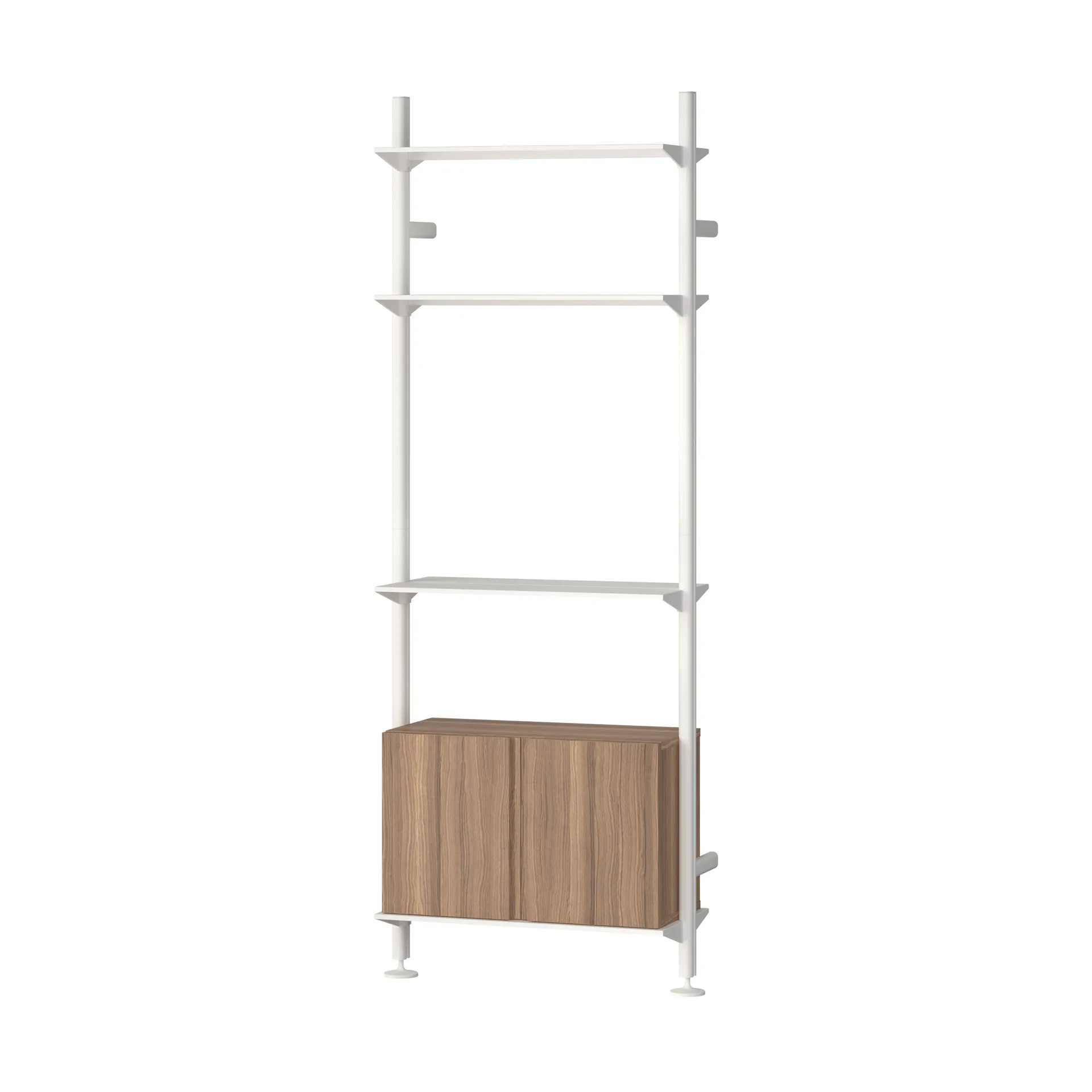Pira Pira G2 hyllyjärjestelmä W B White/Walnut