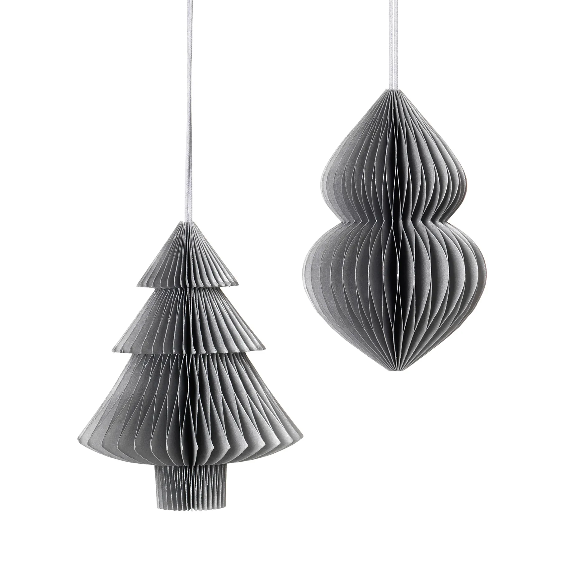 Broste Copenhagen Christmas mix -joulukuusi-joulukoriste 2 osaa Silver