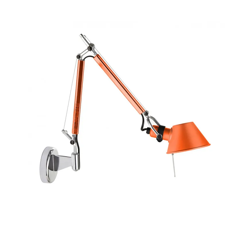 Artemide Tolomeo Micro seinävalaisin - Anodized orange