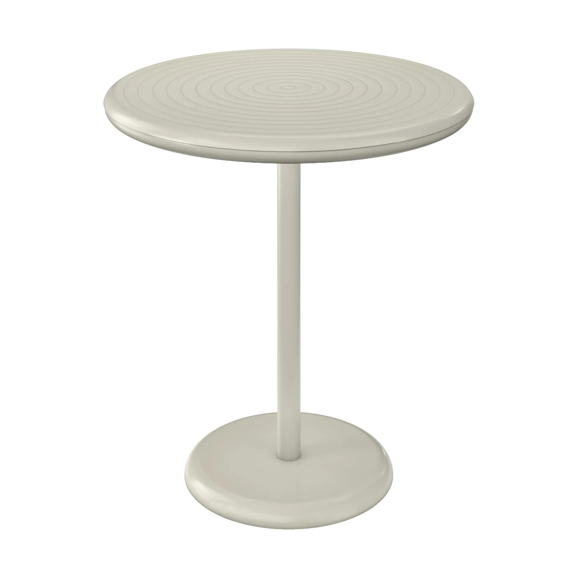 Tom Dixon Groove kahvipöytä pyöreä - Putty, Ø70 cm