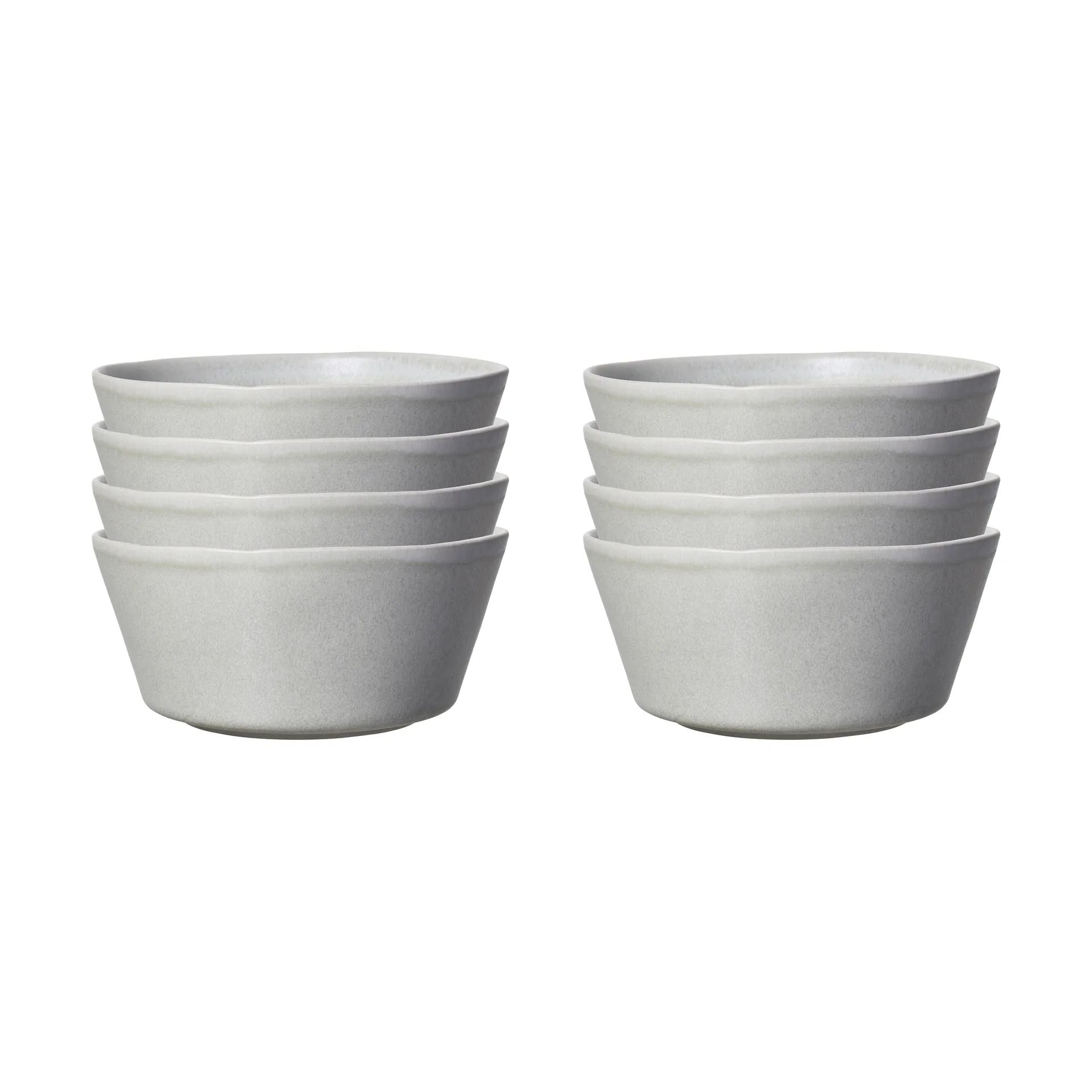 Scandi Living Sandsbro hulho vaaleanharmaa, Ø15 cm, 8 kpl