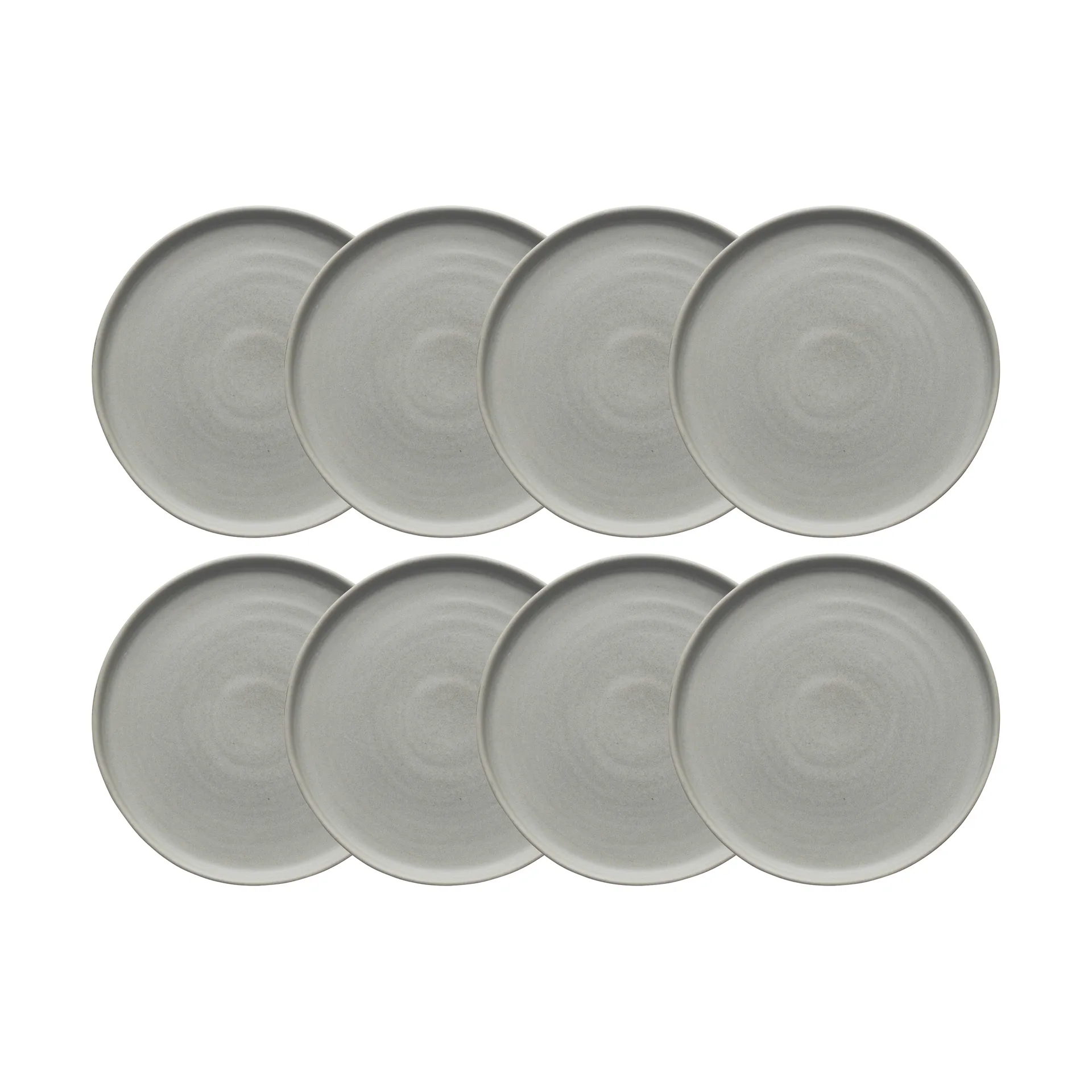 Scandi Living Sandsbro leipälautanen vaaleanharmaa, Ø20 cm, 8 kpl