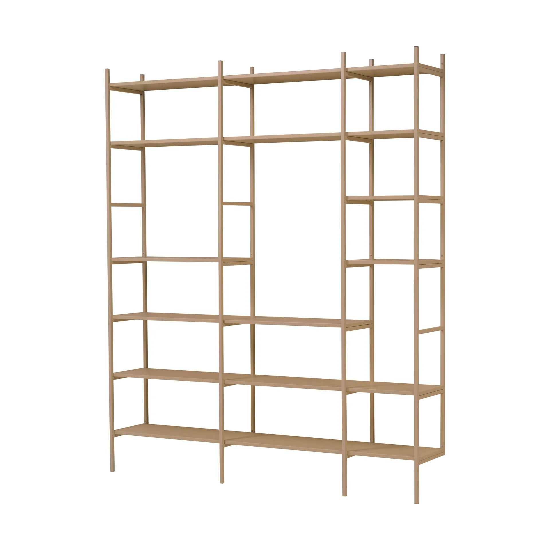 TÔNN furniture Portal-kirjahylly, Camel, 201 cm