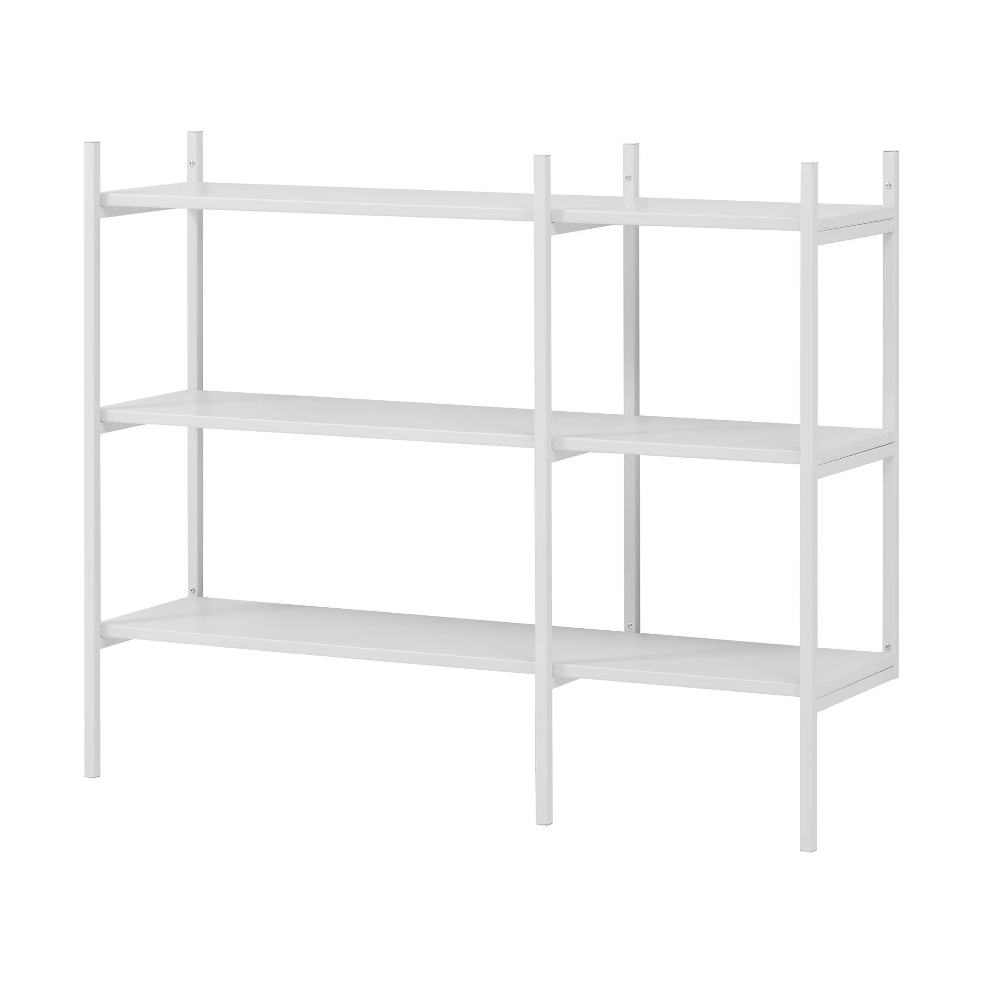TÔNN furniture Portal-kirjahylly small, White, 123 cm