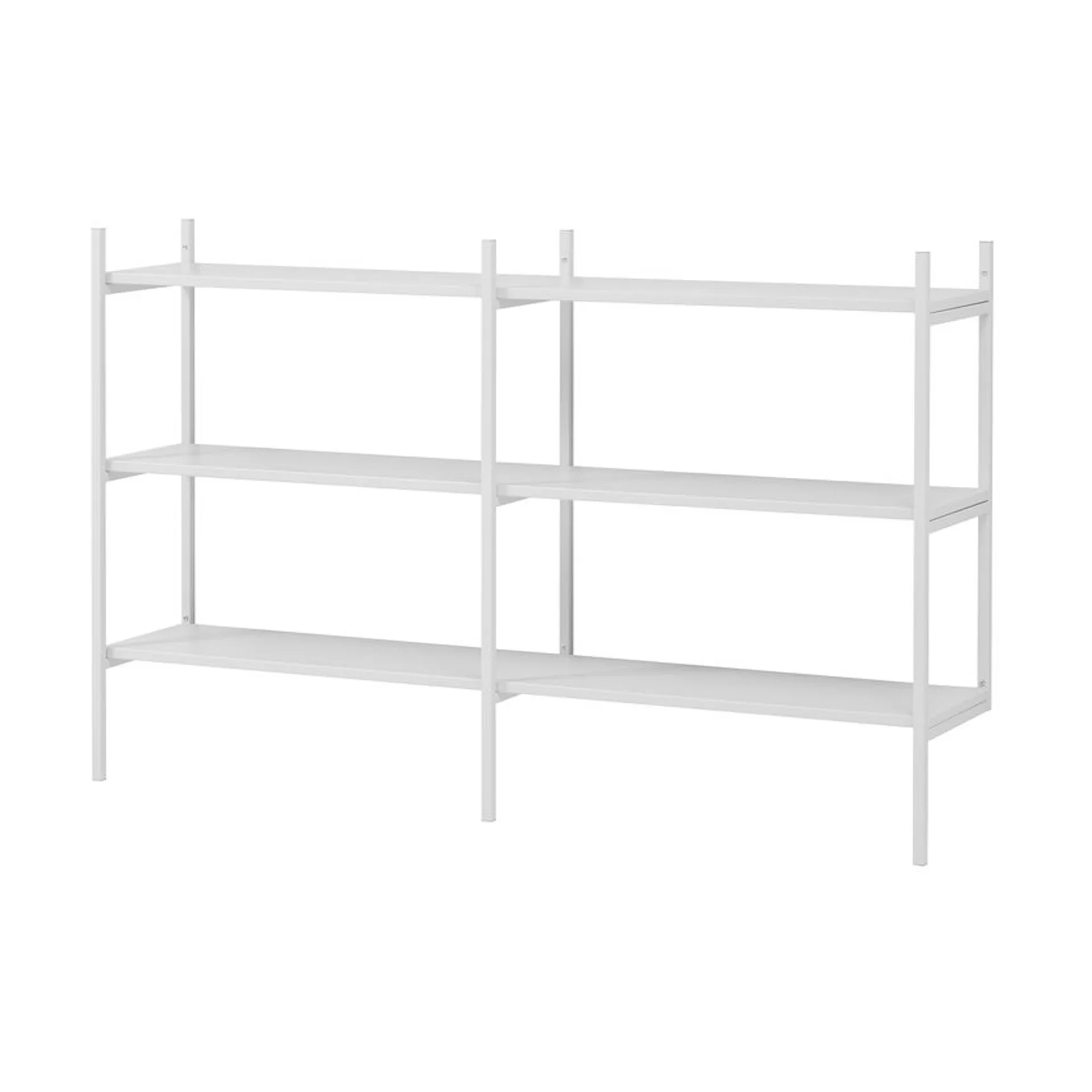 TÔNN furniture Portal-kirjahylly small, White, 158 cm