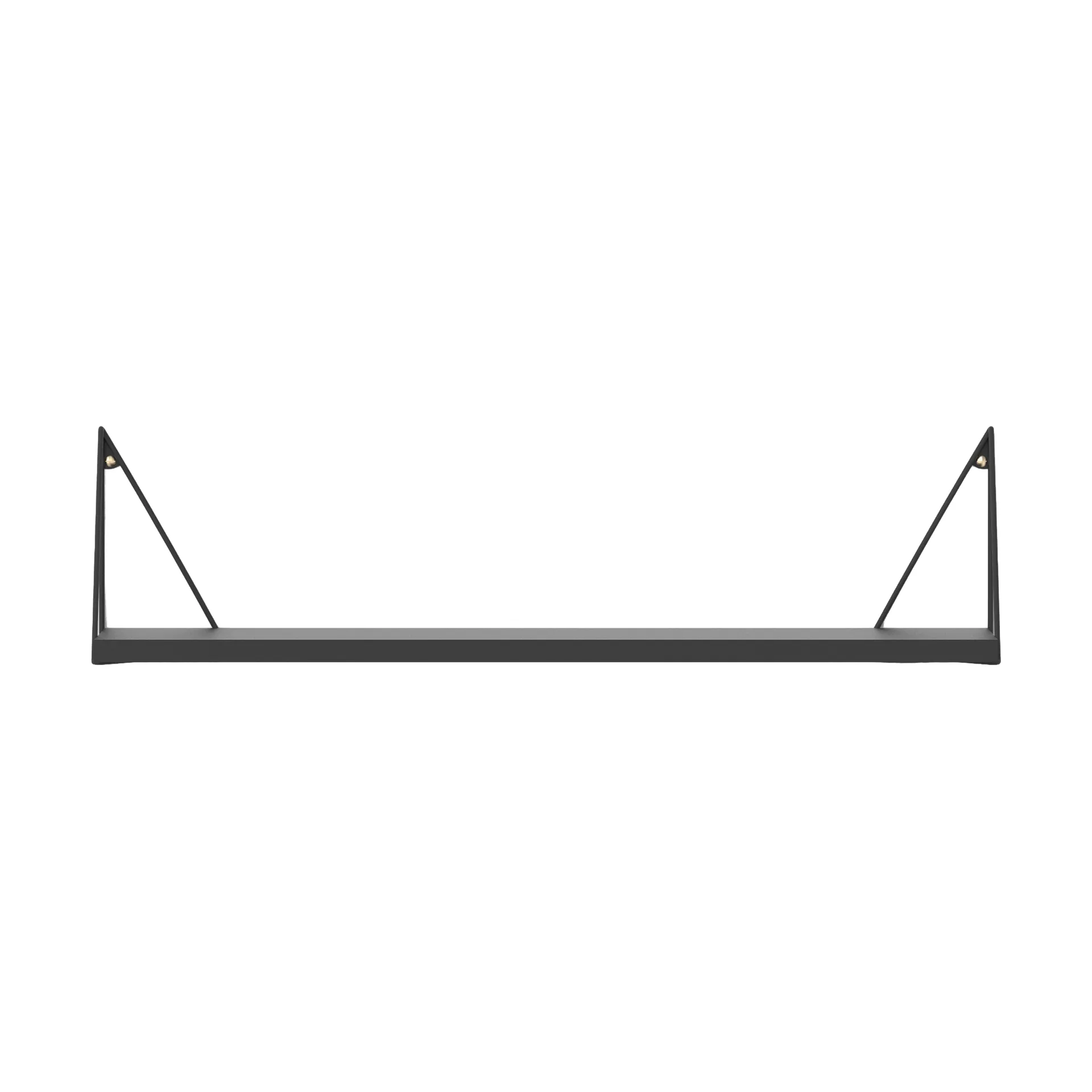Maze Pythagoras hylly, musta, 20x80 cm