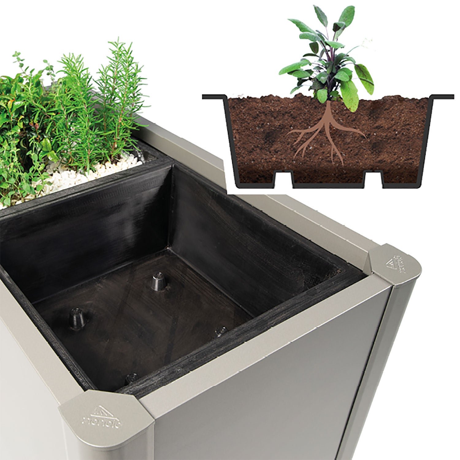Biohort, Belvedere odlingsinsats istutusallas 3