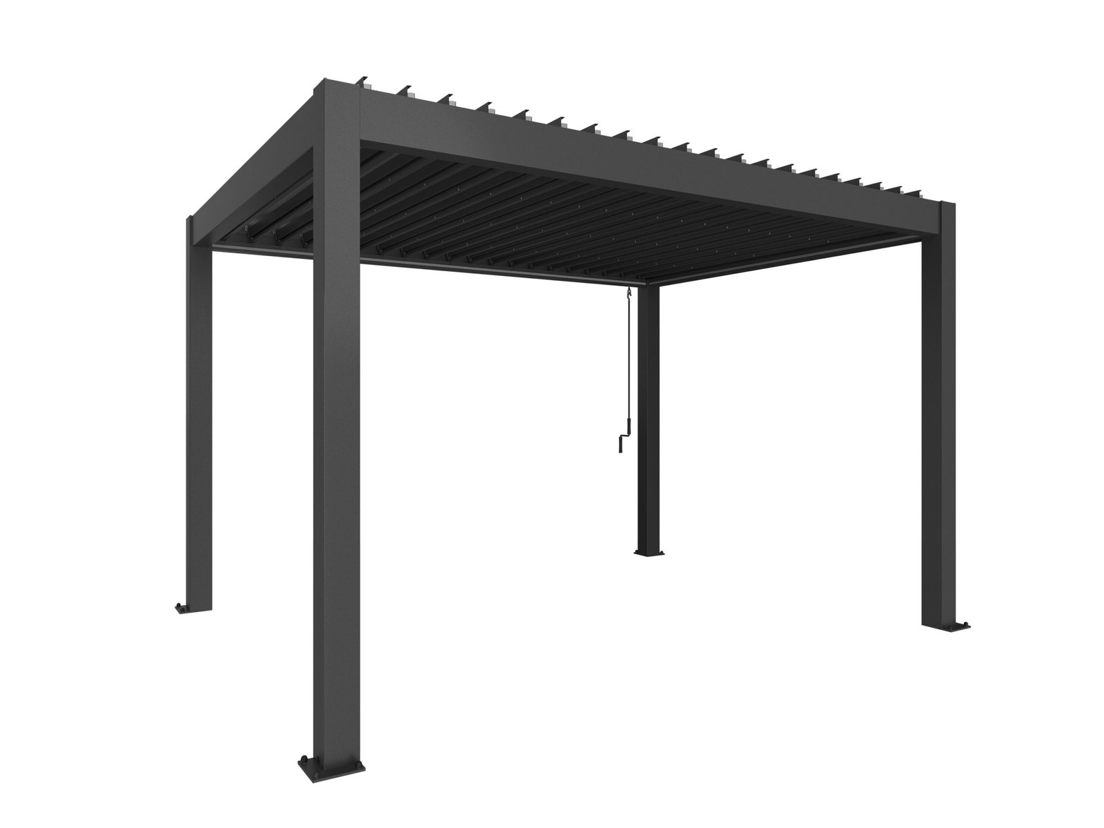 Biohort, Pergola koko 4 x 3 metallinen tummanharmaa