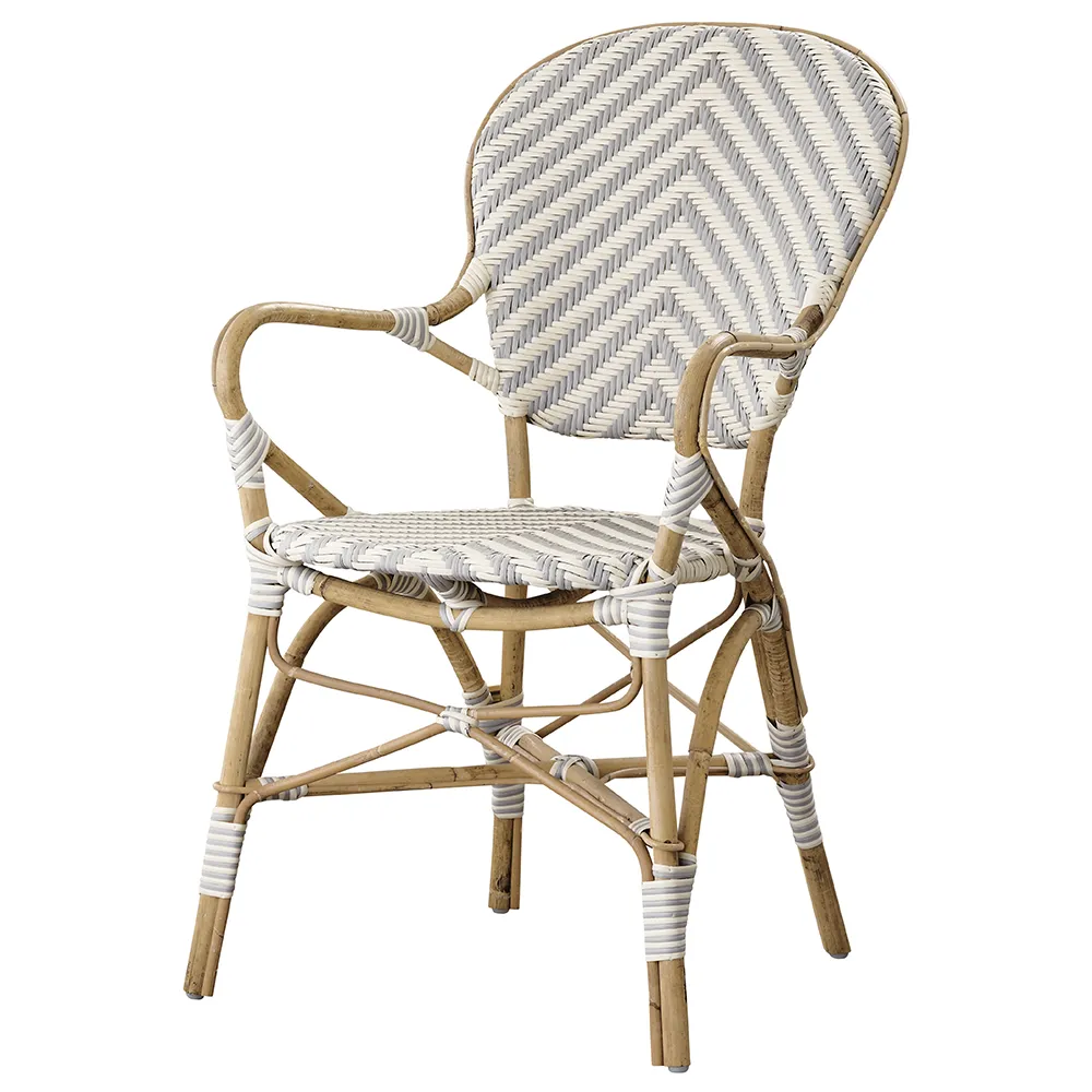Sika Design, Isabell käsinojatuoli Ivory/Grey