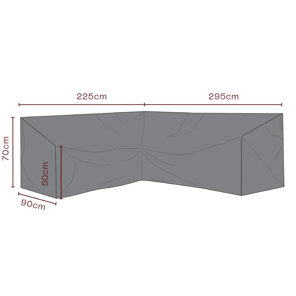Brafab, Kalustesuoja Kulmasohva 295/225x70 cm Premium
