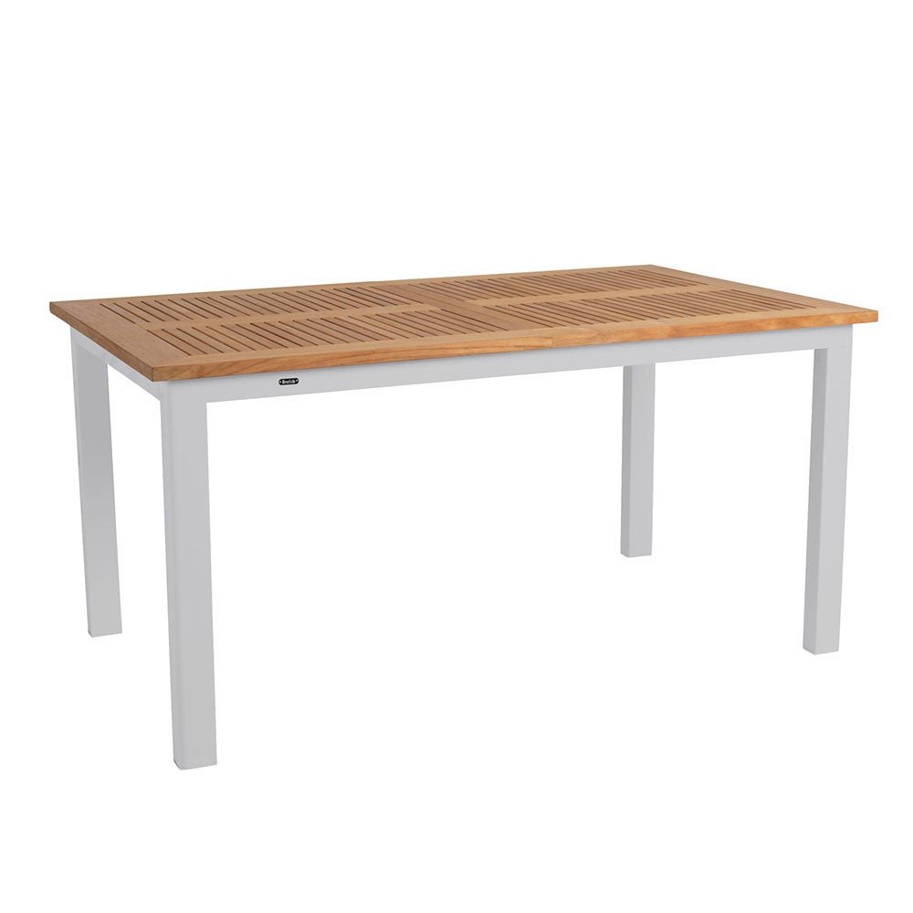 Brafab, Lyon Ruokapöytä 95x152-210cm - Vaaleanharmaa/Tiikki