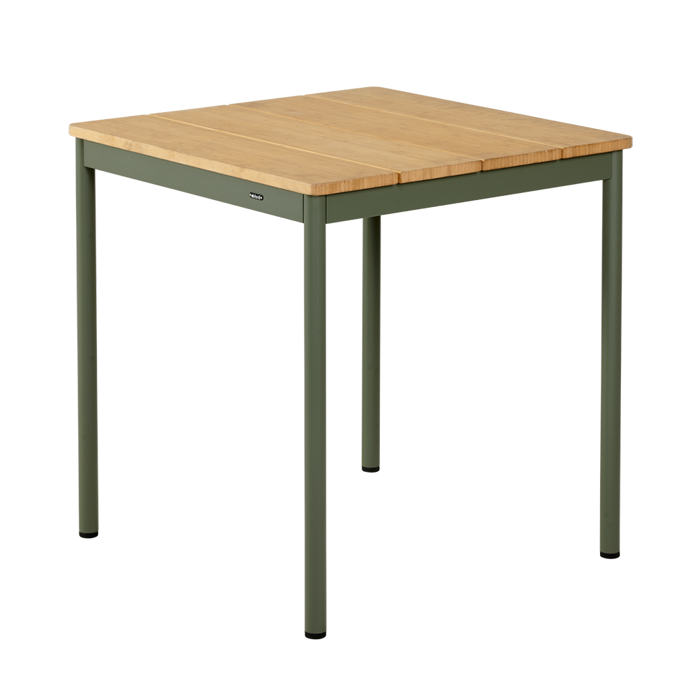 Brafab, Nox Bistro pöytä 70x70 - Bambu/Nordic Green