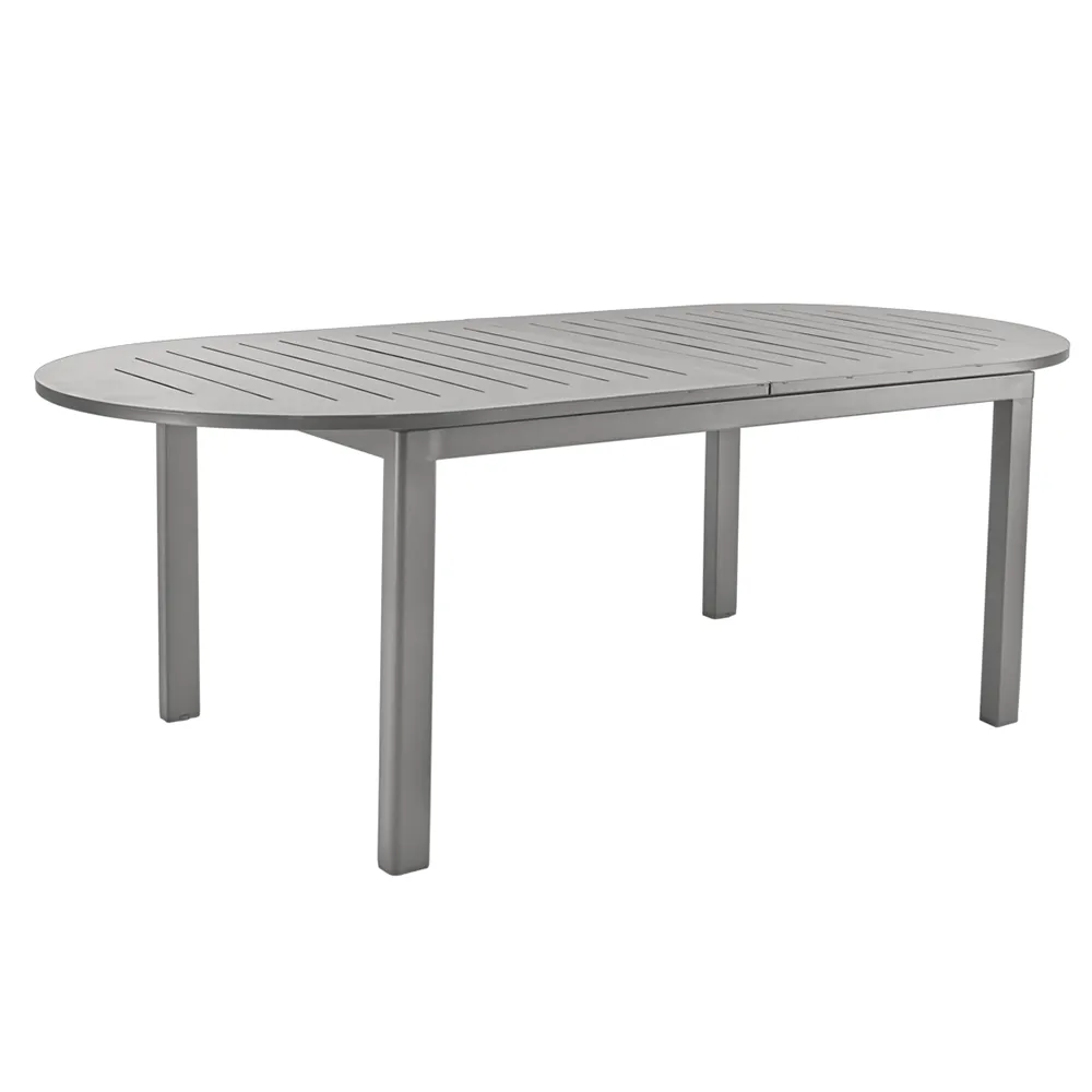 Brafab, Lomma ruokapöytä 110x220-280 cm elipse Khaki