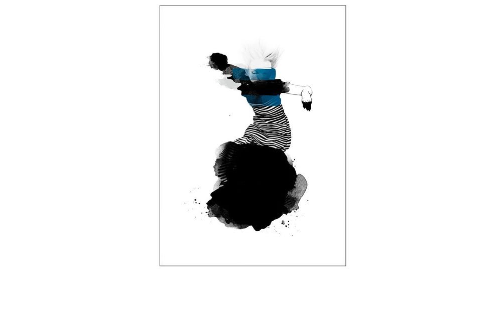 Anna Bülow, Anna Bülow poster Catch A Glimpse 70x100cm poster/konsttryck/sign/num