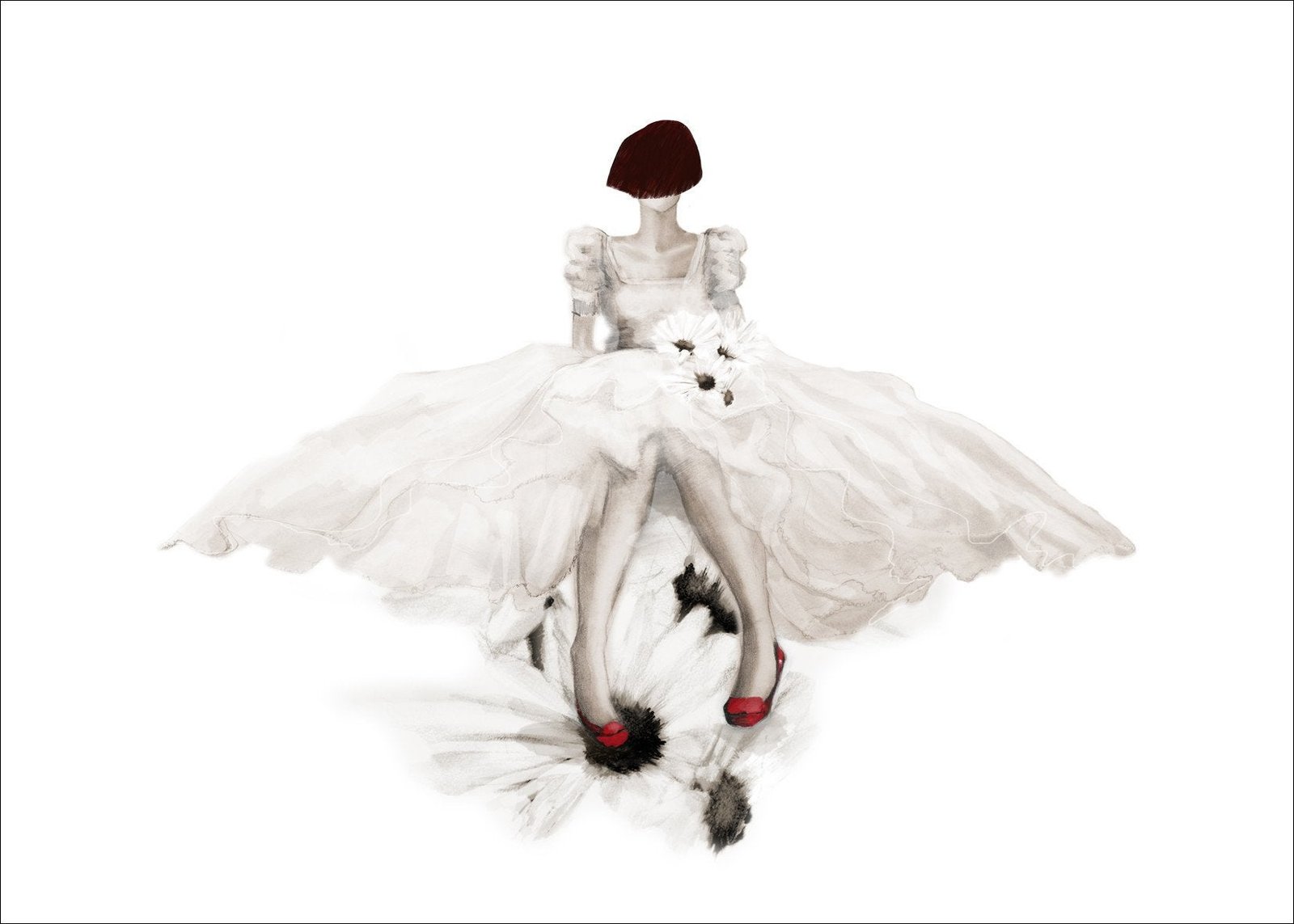 Anna Bülow, Anna Bülow poster Wedding Bell 50x70 cm poster/konsttryck/sign/numrer