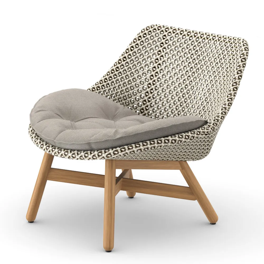 Dedon, Mbrace clubtuoli tiikki AXD teak 0205 pepper 0115