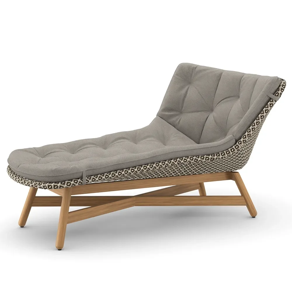 Dedon, Mbrace päiväsänky tiikki AXQ teak 0205 pepper 0115