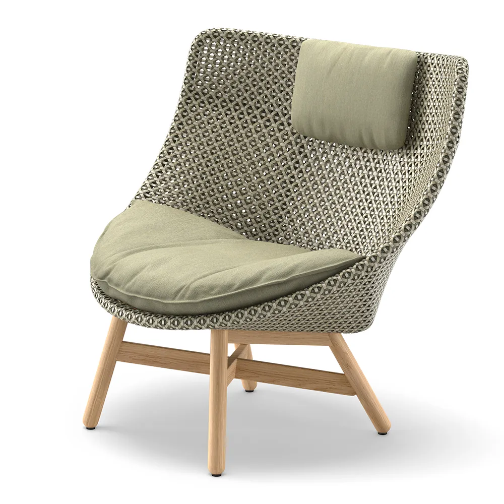 Dedon, Mbrace wingchair tiikki AY5 teak 0205 alloro 0120