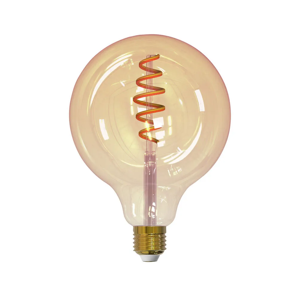 Airam Airam Älykäs Koti Filamentti LED-lamppu ambre, 125mm, spiraali e27, 6w