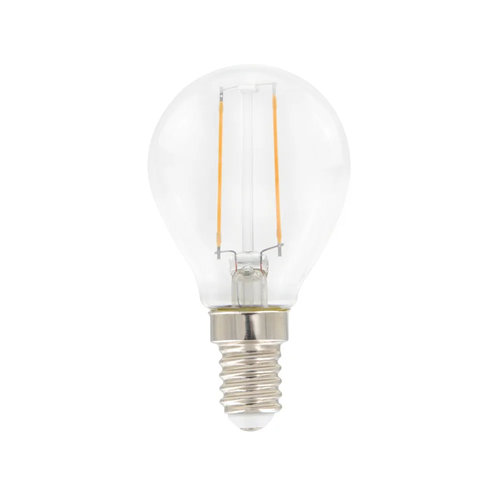 Airam Airam Filament LED - pallovalo valonlähde kirkas, ei himmennettävä e14, 2w