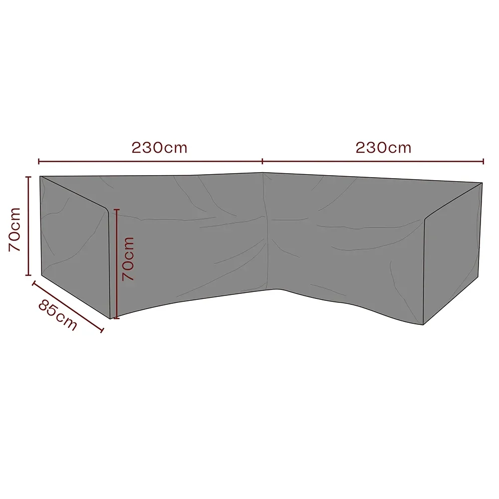 Brafab, Huonekalusuoja kulmasohva 230/230x70x85 cm Premium