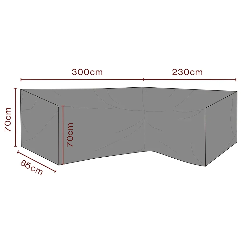 Brafab, Huonekalusuoja kulmasohva 230/300x70x85 cm Premium