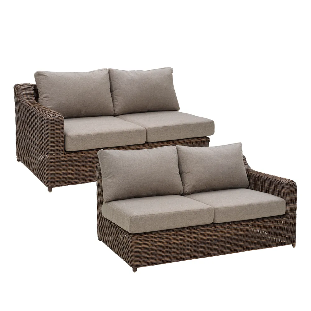 Brafab, Glendon päätyosat 2-pakkaus Dark brown / Soft moose