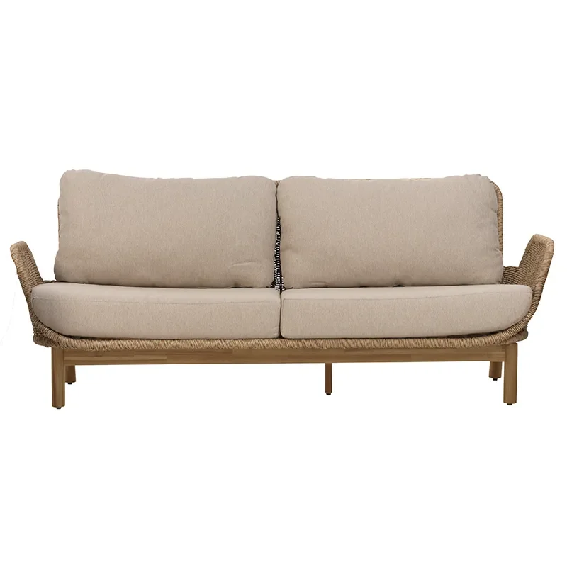 Brafab, Lily 2,5-paikkainen sohva  Twist straw / Plush wheat / teak