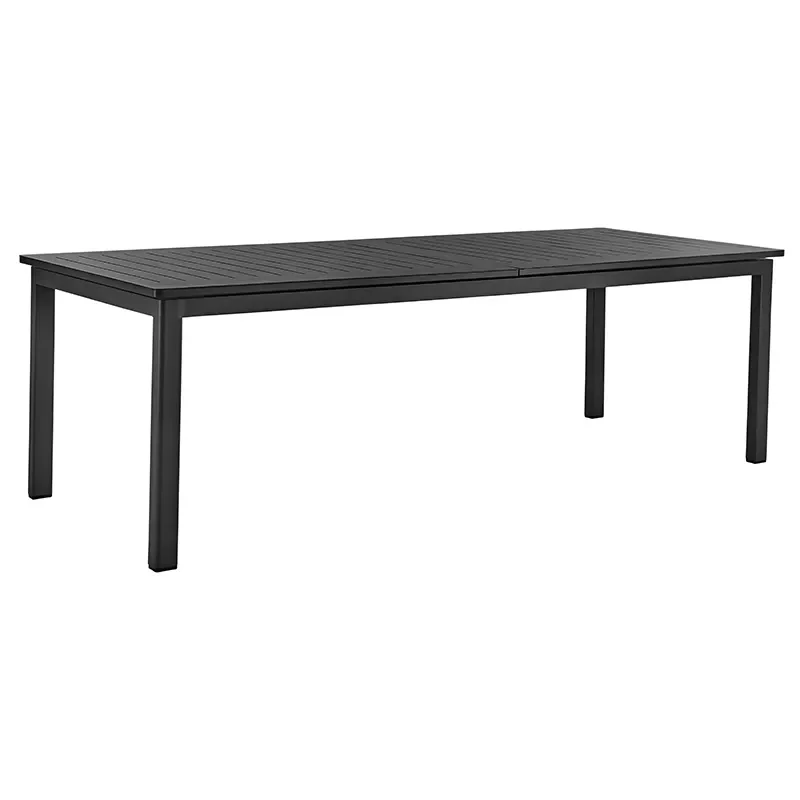 Brafab, Lomma XL ruokapöytä 100x260-380 cm musta