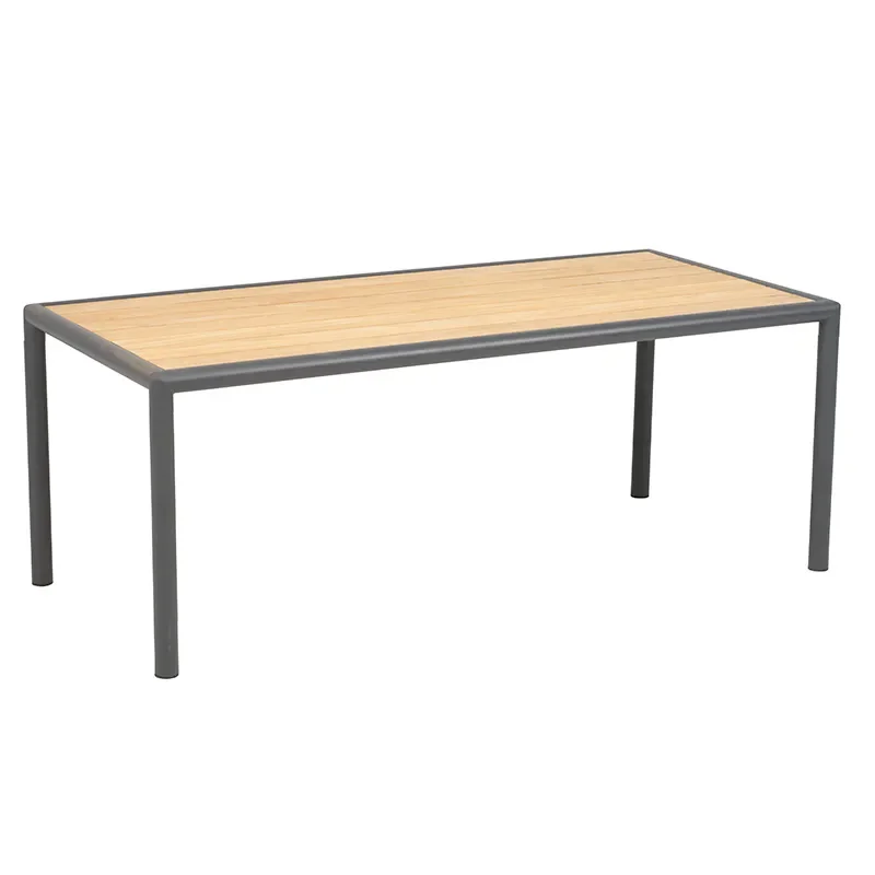 Brafab, Gordon sohvapöytä 65x140 cm Antracit / Teak