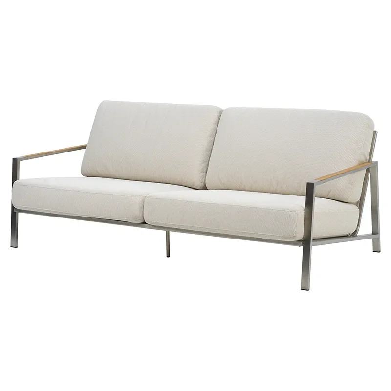Brafab, Naos 2,5-paikkainen sohva  Stainless steel / Dot beige