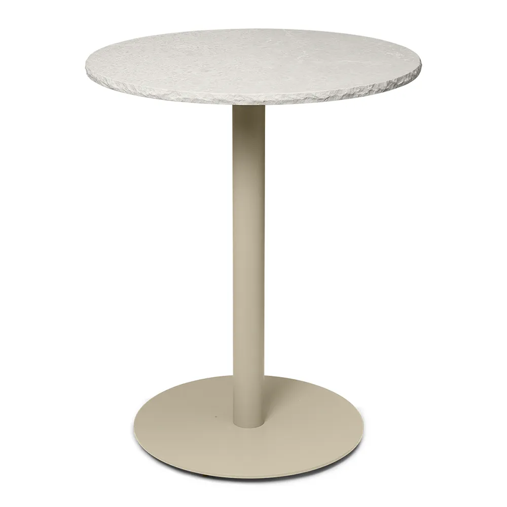 Ferm Living, Mineral Bistro-pöytä - Bianco Curia/Cashmere