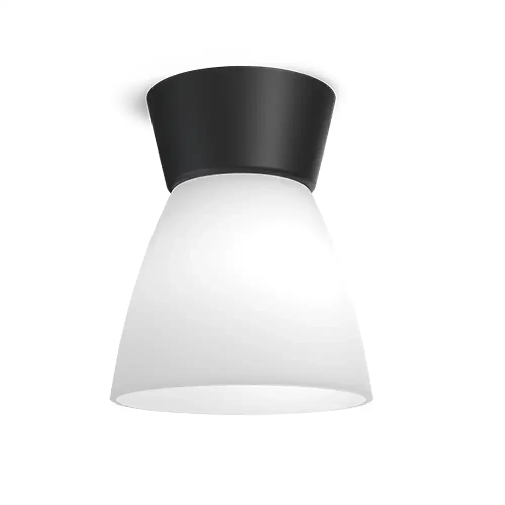 Belid, Bizzo plafond D165 mattamusta/opalglas E27