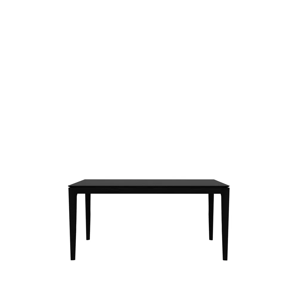 Ethnicraft Bok ruokapöytä 160x80 cm Mustaksi petsattu tammi