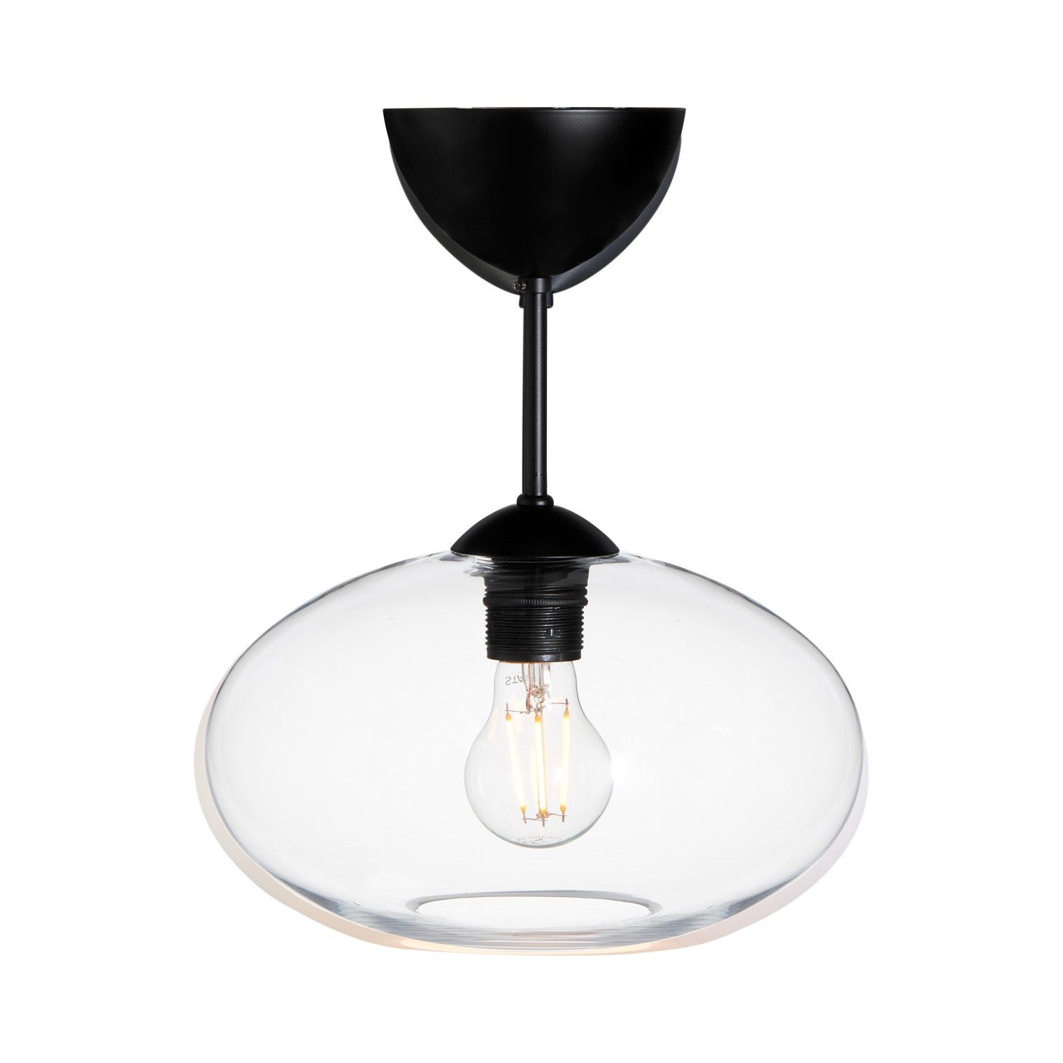Belid, Bullo Plafond D270 mattamusta/Klarglas