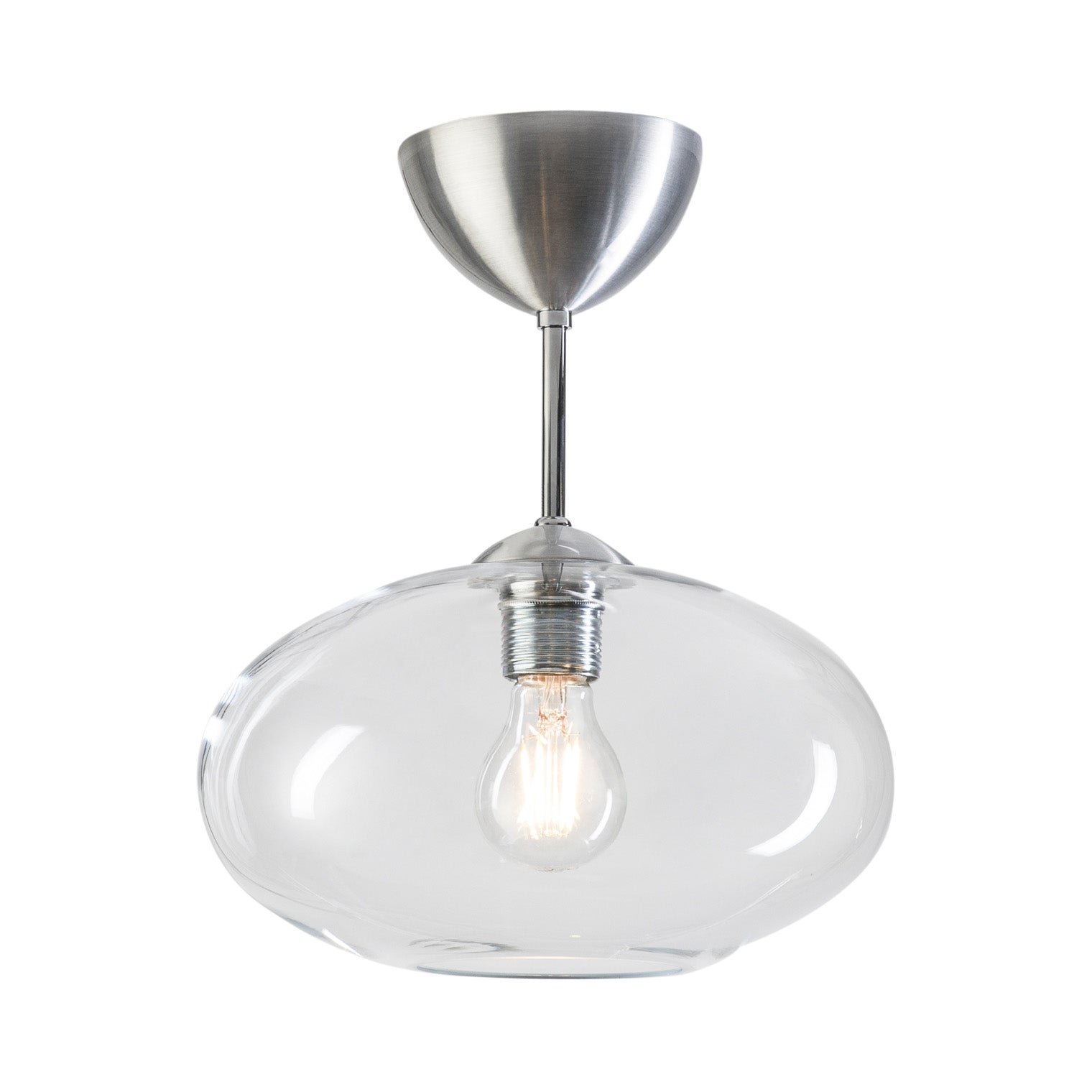 Belid, Bullo Plafond D270 alumiini/Klarglas