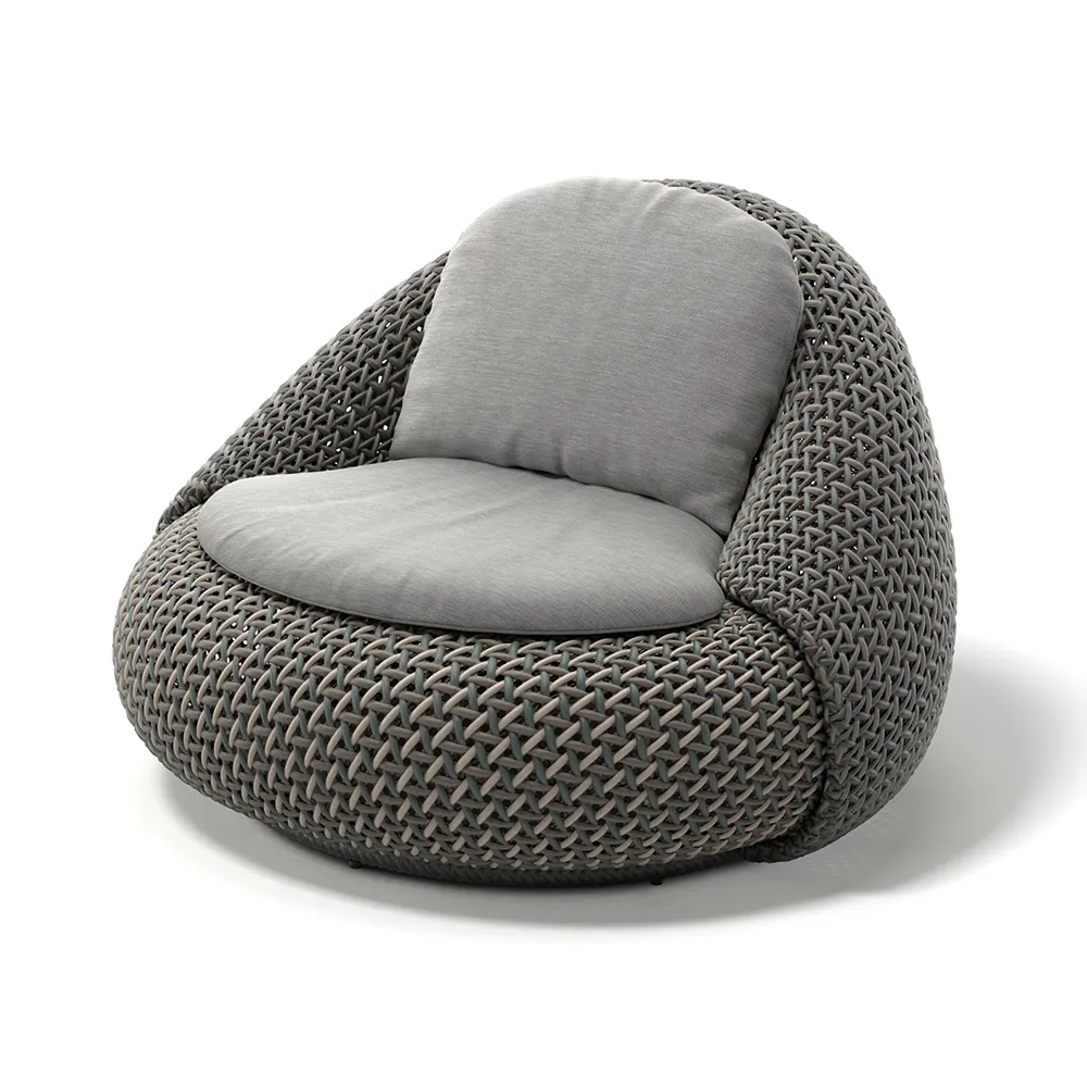 Dedon, ATOLO lounge-tuoli C3A verdraut onyx 0228 pine silver 0229