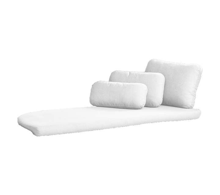 Cane-line, Savannah Daybed tyynysetit oikea valkoinen, Sunbrella Natte