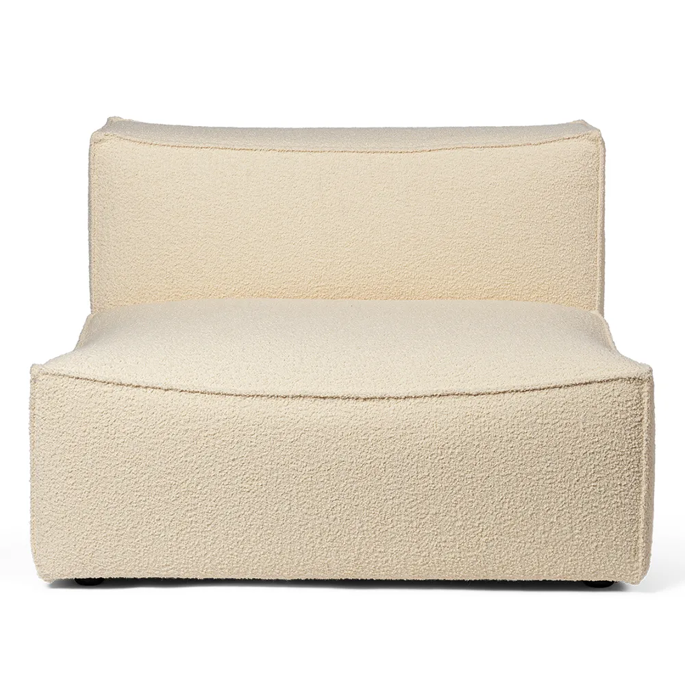 Ferm Living, Catena Sofa Center L100  - Nordic Bouclé - Off-white