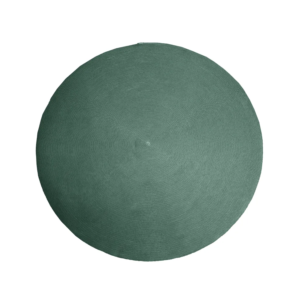 Cane-line Circle matto pyöreä Dark green, Ø200cm