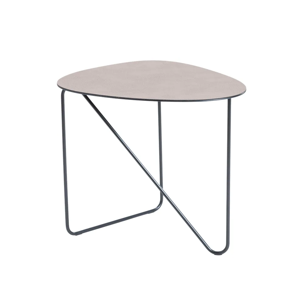 LIND DNA Curve sohvapöytä Nahka warm grey, bull, m