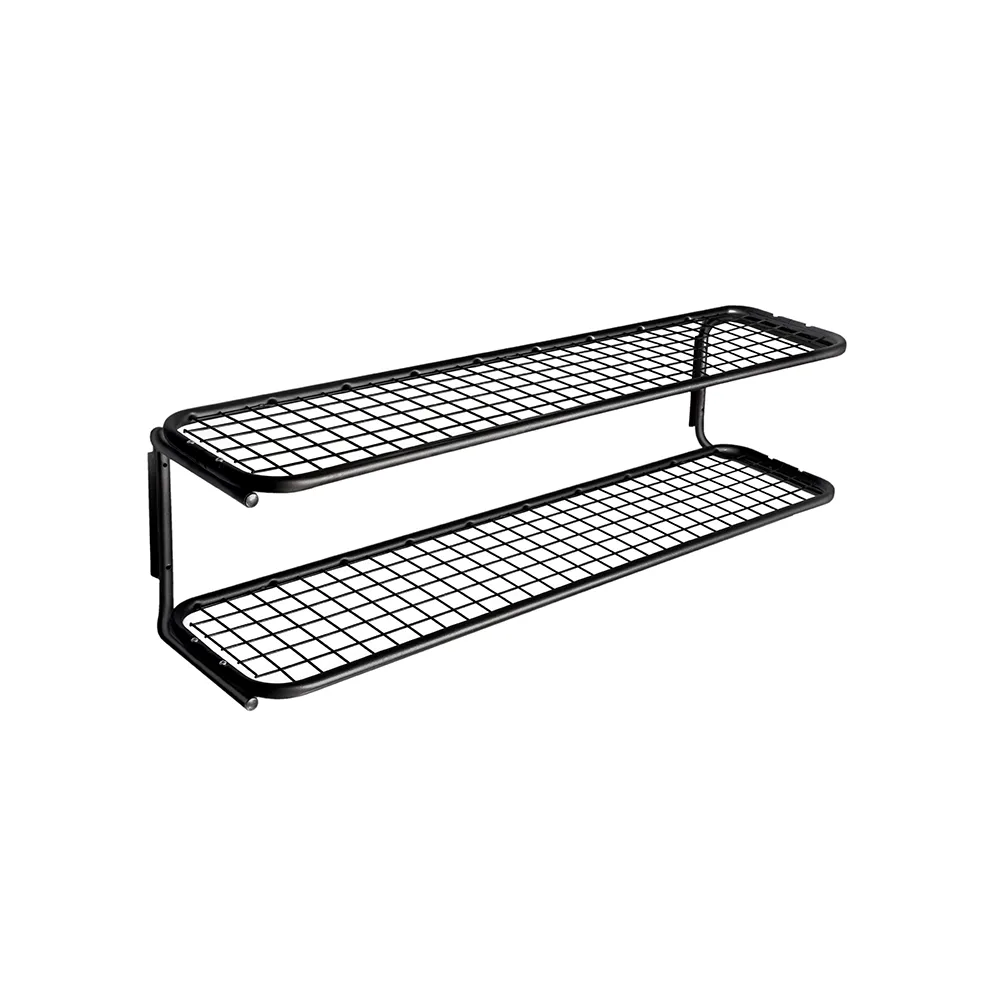 Essem Design Classic 650 -kenkähylly Musta/musta, 2 tasoa, 110 cm