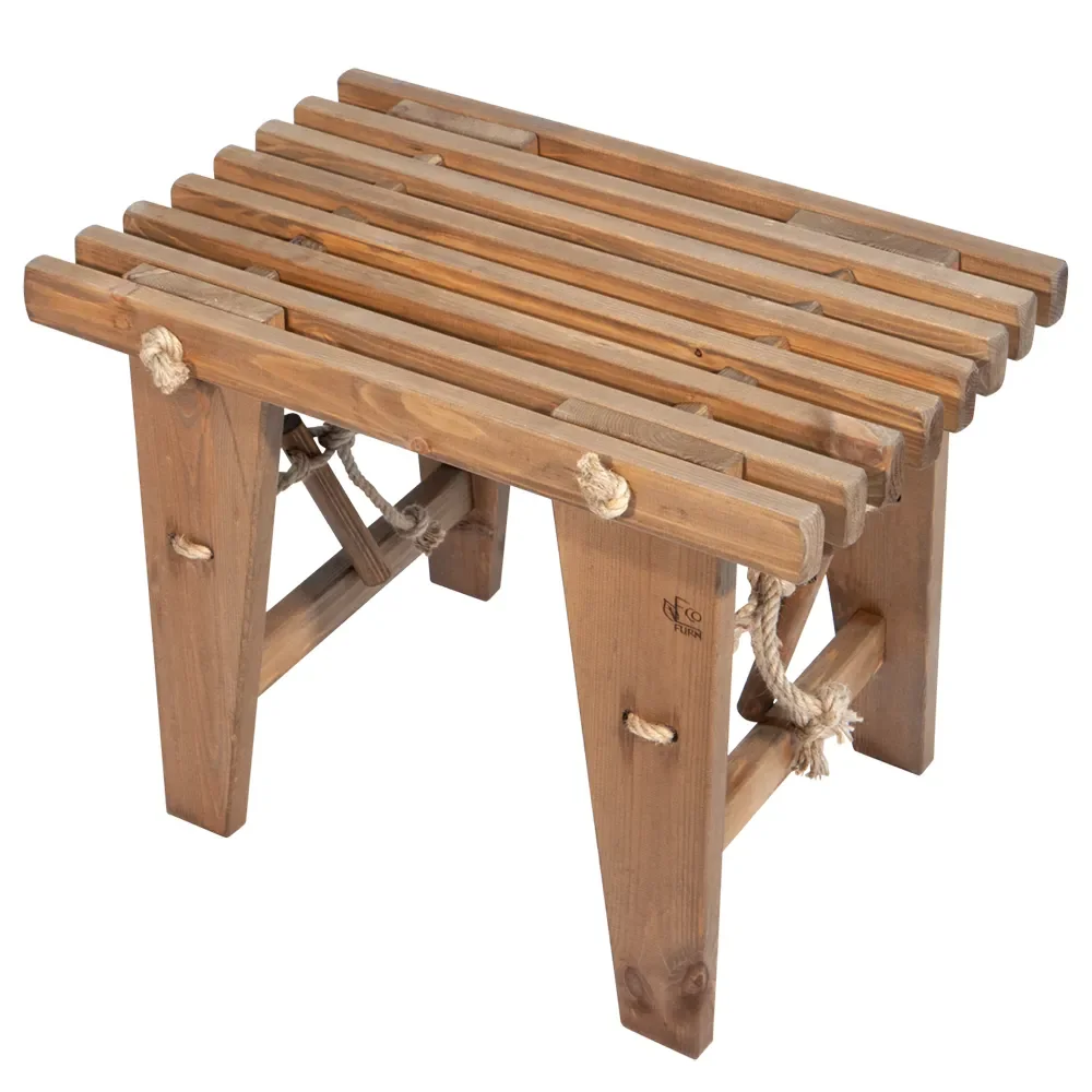 Hillerstorp, Ecobench 60 cm Mänty öljytty ruskea