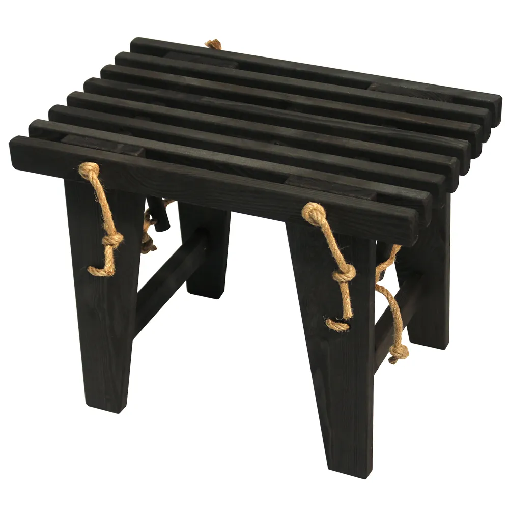 Hillerstorp, Ecobench 60 cm Mänty musta öljytty