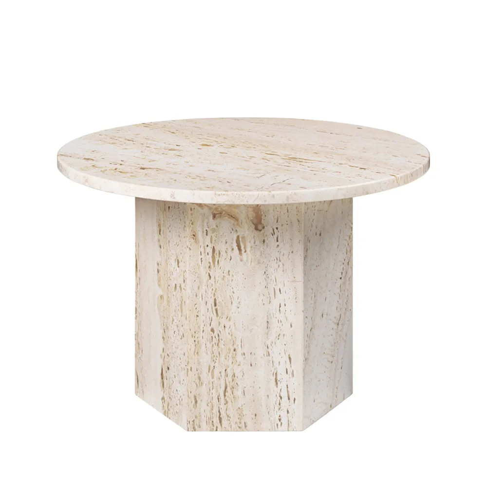 GUBI Epic sohvapöytä White, Ø 60
